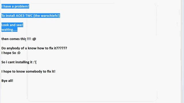 Error while installing AOE3 TWC (the Warchiefs) [FIXED] Failed to load DLL: FirewallInstallHelper смотреть онлайн