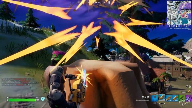 Knock Down Timber Pines with a Ripsaw Launcher - Fortnite Quests смотреть онлайн