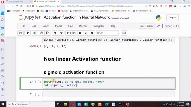 Activation function in Neural Network | Python program to analyze each activation function смотреть онлайн