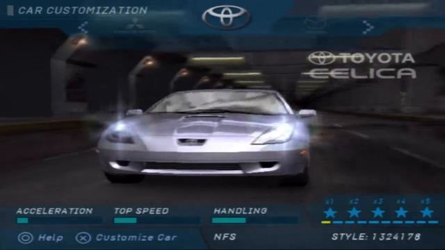 Need for Speed: Underground Gameplay Walkthrough Car List - Toyota Celica смотреть онлайн