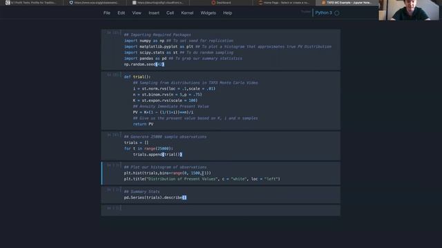 TXFD Analyst Program: Python Implementation of Monte Carlo Simulation смотреть онлайн