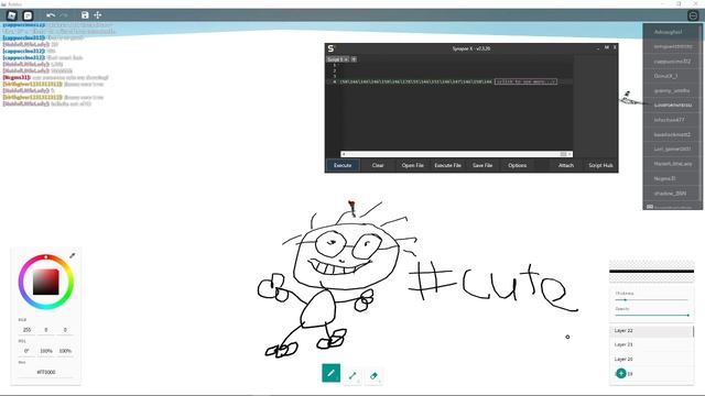 Free draw 2 script roblox смотреть онлайн