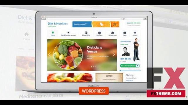 Nutrition Health Center WordPress Theme Fxtheme by Barrie Gayle смотреть онлайн