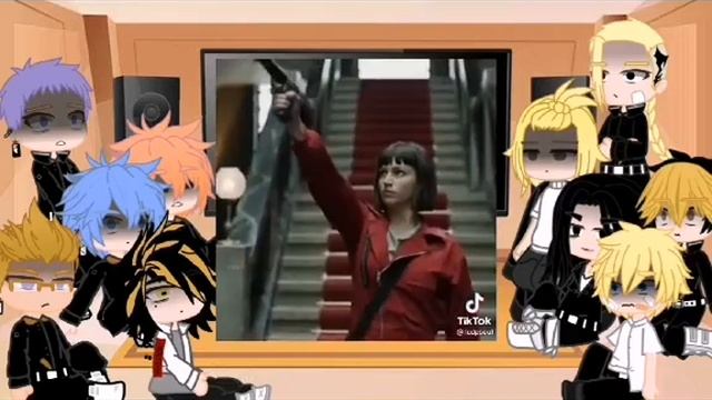Tokyo Revengers react to F!y/n as Tokyo||Money heist/La casa de papel|| смотреть онлайн