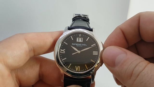c2011 Raymond Weil Tradition big date NOS with box and papers model 5576 смотреть онлайн