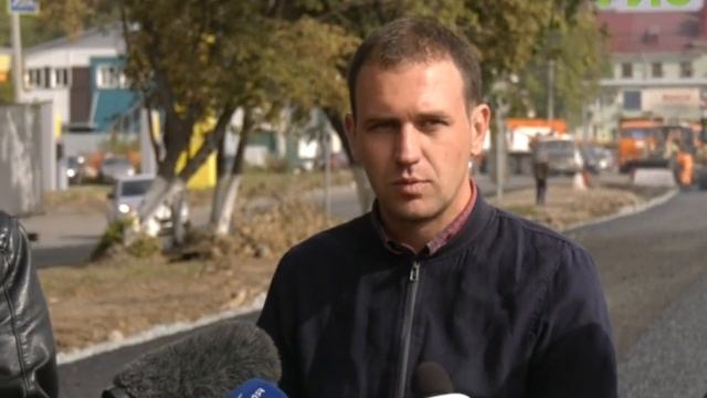На Заводском шоссе применяют особую многослойную технологию асфальтового покрытия смотреть онлайн