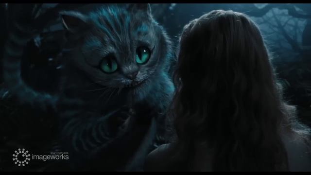 ALICE In WONDERLAND Behind the Scenes-- Cheshire Cat смотреть онлайн