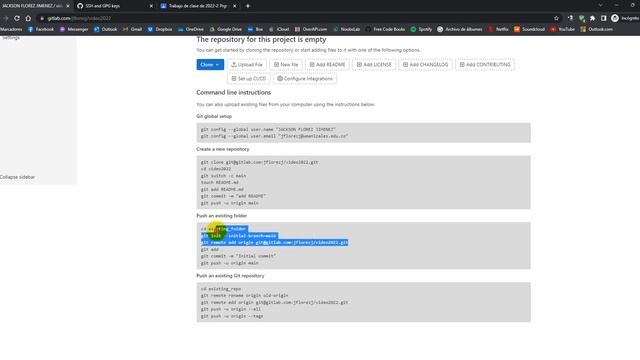 GIT subir un proyecto a gitlab смотреть онлайн