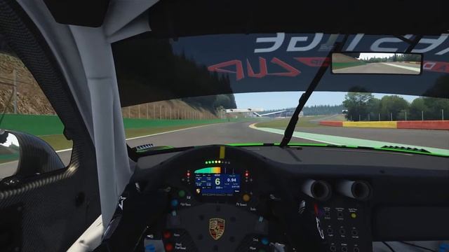 Assetto Corsa Porsche 911 GT3 R 2016 SPA 2:16.044 + Setup смотреть онлайн