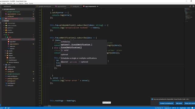 Curso de Ionic 3: Notificaciones Push con FCM Firebase Cloud Messaging Parte 4 смотреть онлайн