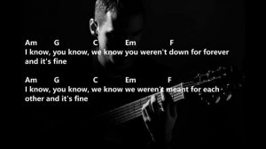 If The World Was Ending - chords