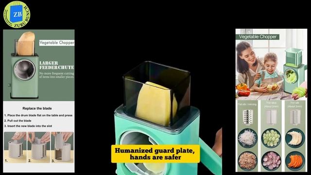 Round Vegetable Slicer смотреть онлайн