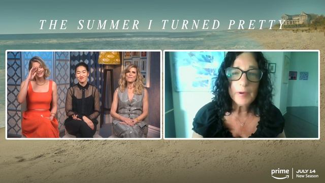 THE SUMMER I TURNED PRETTY (S2) - RACHEL BLANCHARD, KYRA SEDGWICK & JACKIE CHUNG INTERVIEW (2023) смотреть онлайн