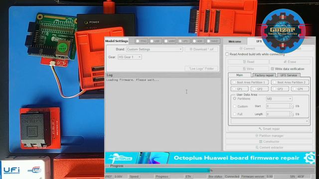 How TO Connect UFS IC VIA NB-HS-4in1 Socket With All Box смотреть онлайн