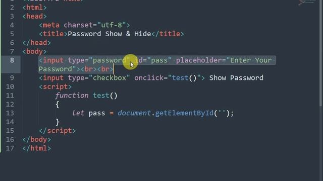 Toggle Password Visibility | Show/hide password | HTML and JavaScript смотреть онлайн