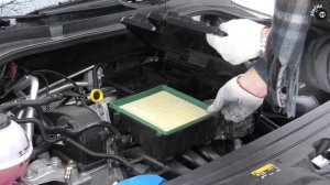 Замена воздушного фильтра Шкода Рапид 1.6 / Фильтр Шкода Рапид / Рапид 1.6 110