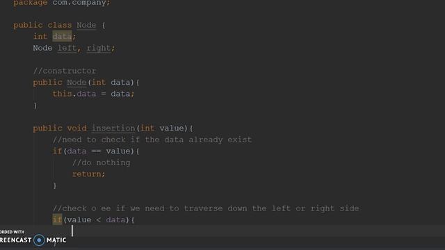 Java Binary Search Tree Part 1 смотреть онлайн