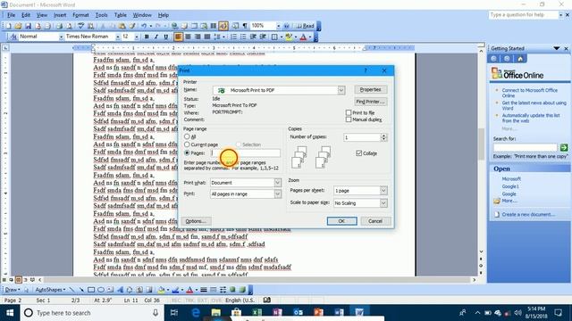 MS-Word 2003 File Menu Part 3