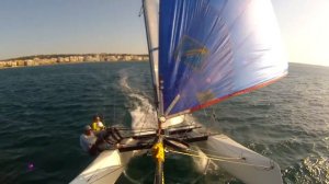 Nacra 17 extreme sailing