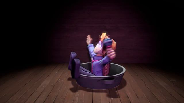 Семпай кружится в тазике SFM