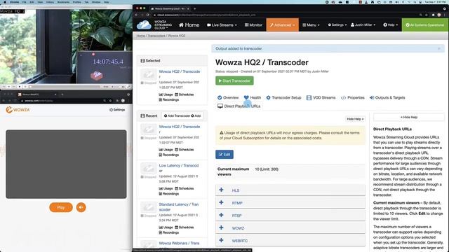 RTSP to WebRTC With Wowza Streaming Cloud смотреть онлайн