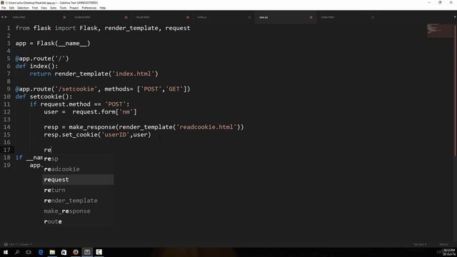 Complete Python Course - Beginner to Advance 173 Flask Tutorial 11 Using Cookies смотреть онлайн
