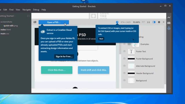 How to Install Brackets and extract for brackets in Windows смотреть онлайн