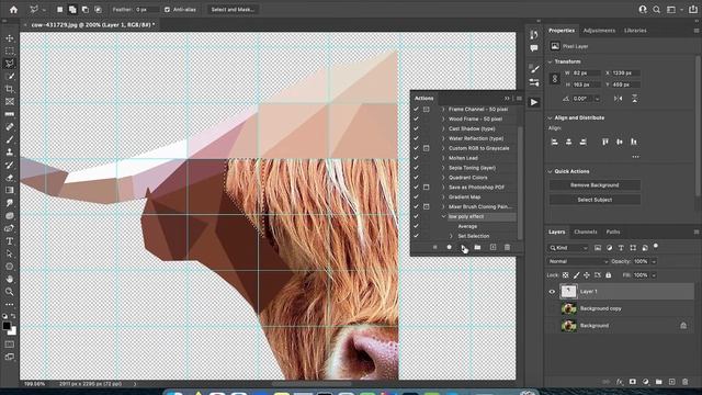 How To: Low Poly Effect In Photoshop (3 Min) | Low Poly Art Tutorial смотреть онлайн