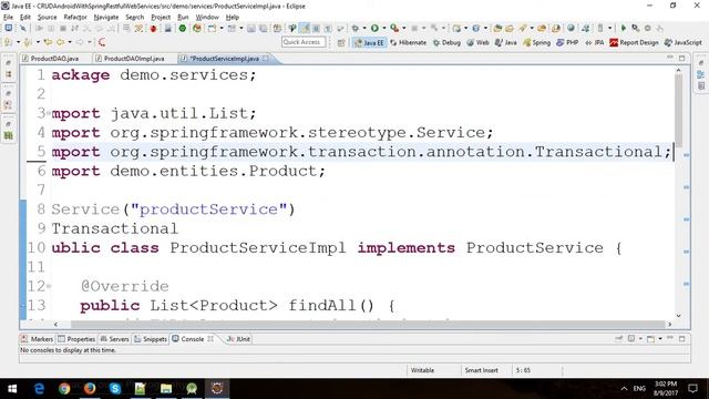 Android CRUD with Spring Restful Web Services, Hibernate and MySQL - Part 1 смотреть онлайн