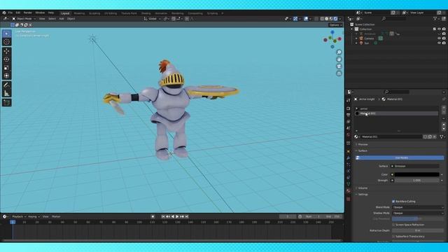 Easily adding Outlines with the Solidifer Modifier [In Blender] смотреть онлайн