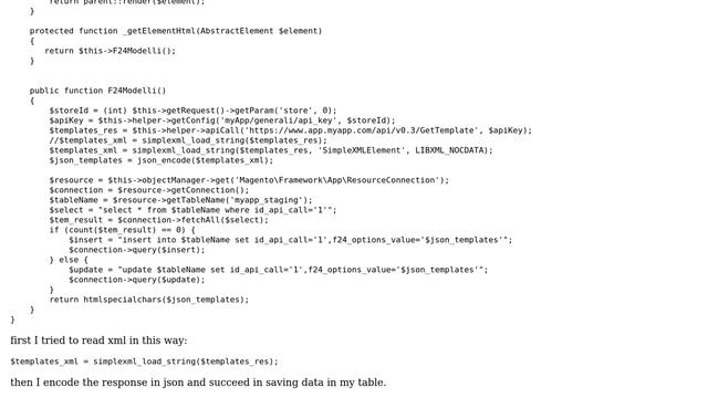 Magento: Can not save in db custom json value on block смотреть онлайн