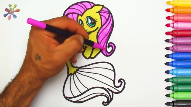 My little pony, full episodes .Coloring and drawing .Раскраски для детей мой маленький пони. смотреть онлайн