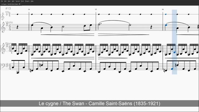 Le cygne The Swan - Saint-Saëns - Level 2 Strings Only смотреть онлайн