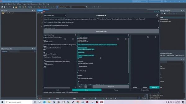 CodeDroidAI: AI Code Generation For Delphi - Eli M. | Coding Bootcamp 2023