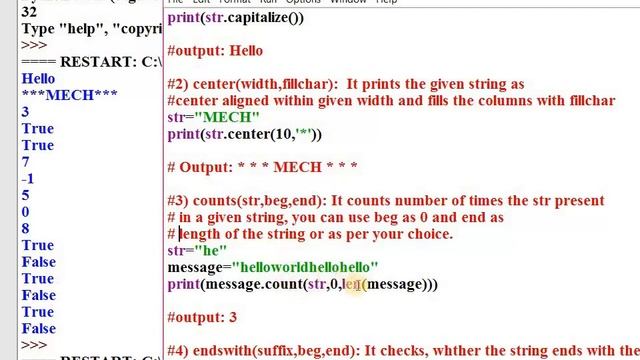 String Methods in Python 1 to 7 by Chidanand S Kusur смотреть онлайн
