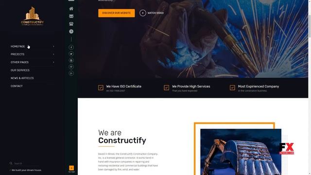 Construction Constructify Construction and Building WordPress Theme f смотреть онлайн