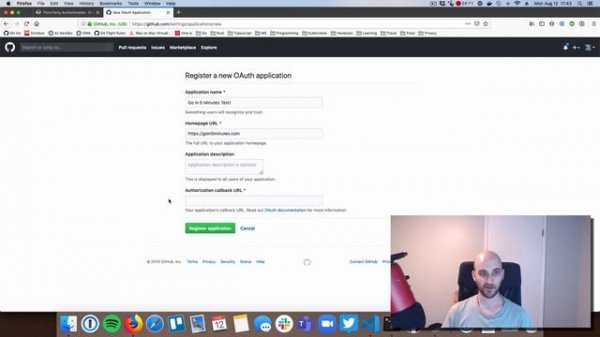 Implementing Login with GitHub in your Buffalo Webapp (Episode 29)