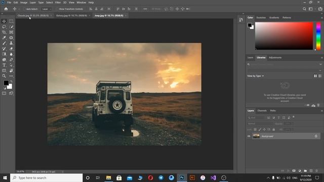 Photoshop Tutorial - 1 - Opening and Inserting Images смотреть онлайн