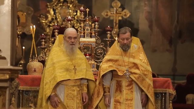 Последнее богослужение митрополита Евлогия (2019г.) смотреть онлайн