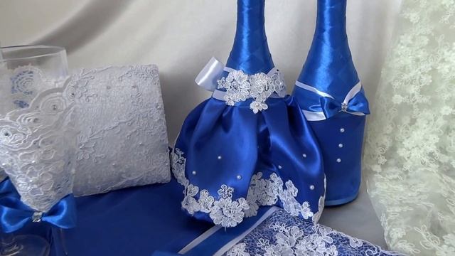 Оформление свадьбы в синем цвете Свадебные аксессуары екатеринбург смотреть онлайн