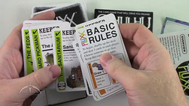 Cthulhu Fluxx Card Game Unboxing