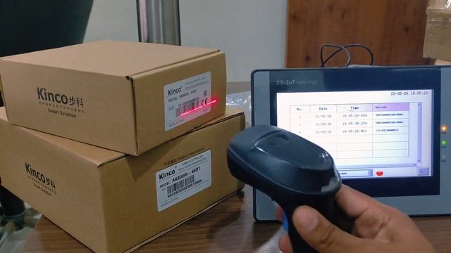 USB Barcode Reading With Kinco Combined HMI