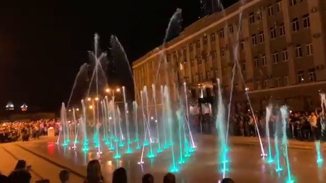 Открытие поющих фонтанов во Владикавказе смотреть онлайн