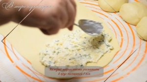 КУТАБЫ с ТВОРОГОМ, СЫРОМ и ЗЕЛЕНЬЮ.