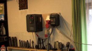 Запуск токарного  станка, от частотника 7,5 килловат