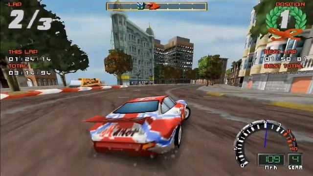 Screamer 2 (1996) MS-DOS League 1 Championship Gameplay HD смотреть онлайн