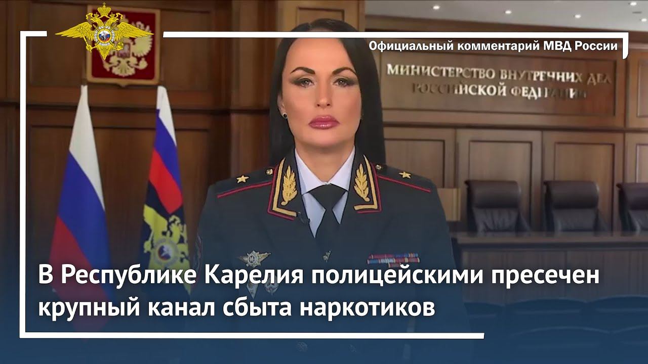 Ирина Волк: В Республике Карелия полицейскими пресечен крупный канал сбыта наркотиков смотреть онлайн