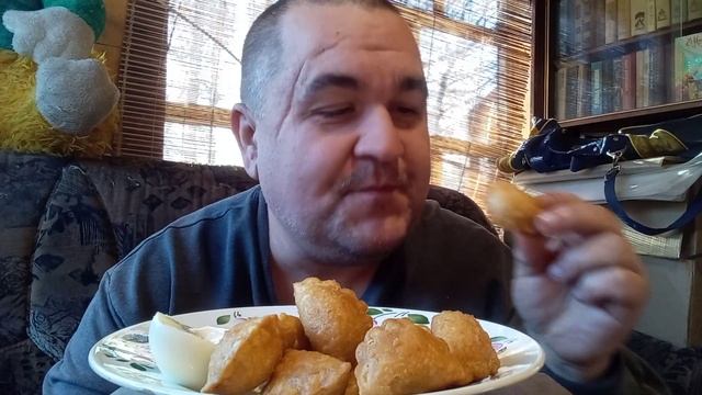 Обжор - мини чебуреки с ветчиной и сыром Ашан