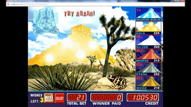 Бонусная игра Aztec gold смотреть онлайн