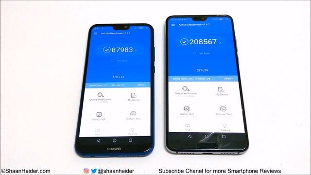 Huawei P20 Pro Vs Huawei P20 Lite / Nova 3e - SPEED TEST